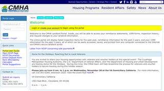 CMHA Landlord Portal - the Cuyahoga Metropolitan Housing Authority