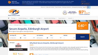 Secure Airparks Car Parking at Edinburgh Airport - Airparks - APH.com