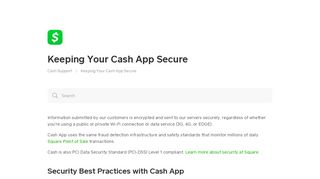 Keeping Your Cash App Secure