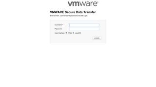 VMWARE Secure Data Transfer