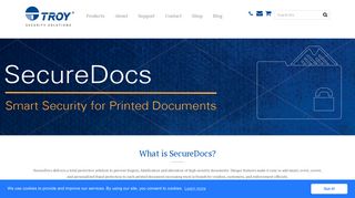 Layered Document Security Software | SecureDocs | TROY Group