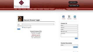 Yuba City, CA CPA Firm | Secure Drawer Login Page | Tenney ...
