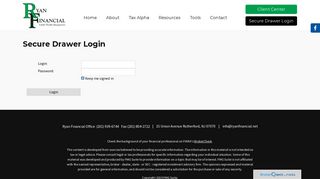 Secure Drawer Login | Ryan Financial