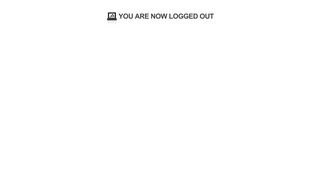 You are now Logged Out
