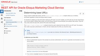 REST API for Oracle Eloqua Marketing Cloud Service - Oracle Docs