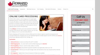 Online Card Processing – Federated Payments Canada