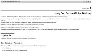 Using Sun Secure Global Desktop - Oracle Docs