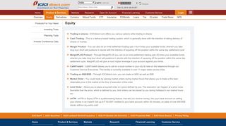 Online Equity Trading | Share & Stock Market Trading at ... - ICICI Direct