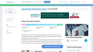 Access secure16.oncoemr.com. OncoEMR