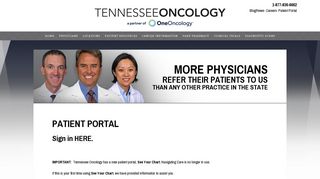 Patient Portal - Tennessee Oncology Tennessee Oncology