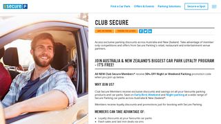 Club Secure - Parking Discounts - Secure Parking