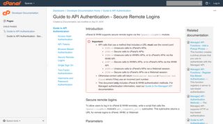 Guide to API Authentication - Secure Remote Logins - Developer ...