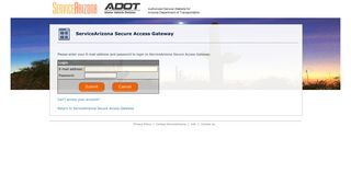 Logon - ServiceArizona Secure Access Gateway