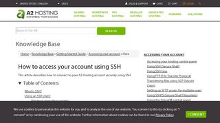 SSH Access | How To Access Your Account With Secure Shell (SSH)