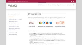 OPAS Online | Fine Arts Software