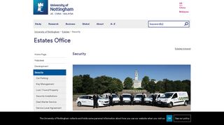 Security - The University of Nottingham