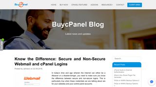 Know the Difference: Secure and Non-Secure Webmail and cPanel ...