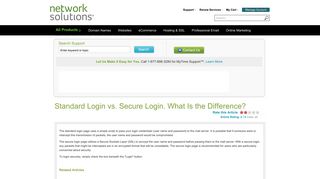 Standard Login vs. Secure Login. What Is the Difference?