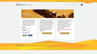 Alberta Secure Access Service - Government of Alberta