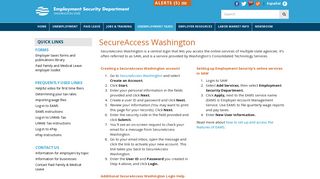 SecureAccess Washington - ESD.wa.gov