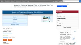 Secured Advantage Federal Credit Union - Iowa Park, TX at 1301 W ...