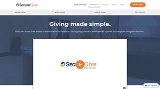Online Donations for Churches - Text to Give, Giving ... - SecureGive