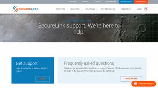 Customer Support for SecureLink's Secure Remote Access Software