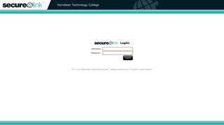 SecureLink Remote Access System - LogOn