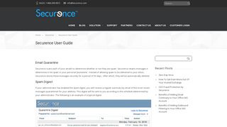 Securence User Guide | Securence
