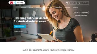 Home SecurePay online payment solutions for Australian businesses