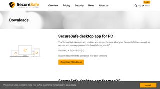 Downloads - SecureSafe