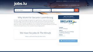 Securex Luxembourg Careers, Securex Luxembourg - jobs.lu - Jobs in ...