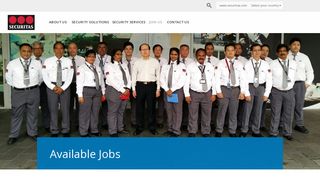Available Jobs - Securitas Singapore