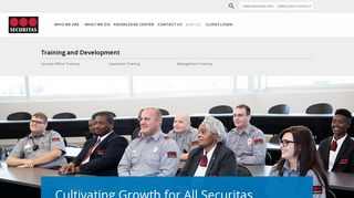 Security Guard Training | Employee Development ... - Securitas