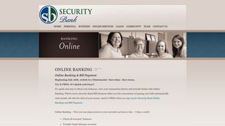 Online Banking - Security Bank