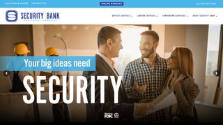 Security Bank | YOUR BIG IDEAS NEED SECURITY