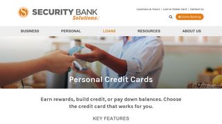 Credit Cards | San Antonio, TX - Midland, TX - Odessa ... - Security Bank