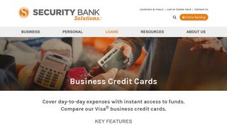 Business Credit Cards | Midland, TX - Odessa, TX ... - Security Bank
