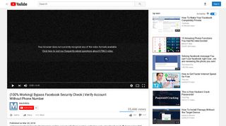 {100% Working} Bypass Facebook Security Check | Verify Account ...