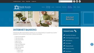 Secure Online Banking from Family Security Credit Union in Alabama