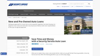 Auto Loans | Security Service - Security Service Federal Credit Union