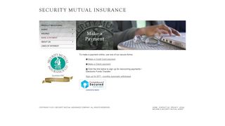make a secure payment - Security Mutual Insurance