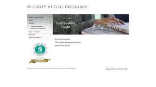 Policyholder Login - Security Mutual Insurance