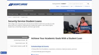 Student Loans | Security Service - Security Service Federal Credit Union