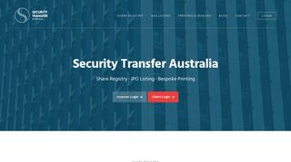 Security Transfer Australia | Share Registry | ASX Listing | Corporate ...