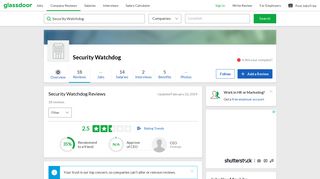 Security Watchdog Reviews | Glassdoor