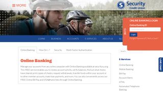 Online Banking - Security Credit Union