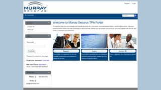 Murray Securus TPA Portal > Home