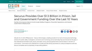 Securus Provides Over $1.3 Billion in Prison, Jail and Government ...