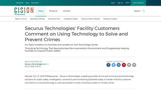 Securus Technologies' Facility Customers Comment on Using ...